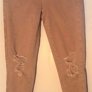 StylishDust Rose Gold Distressed Women Jeggings